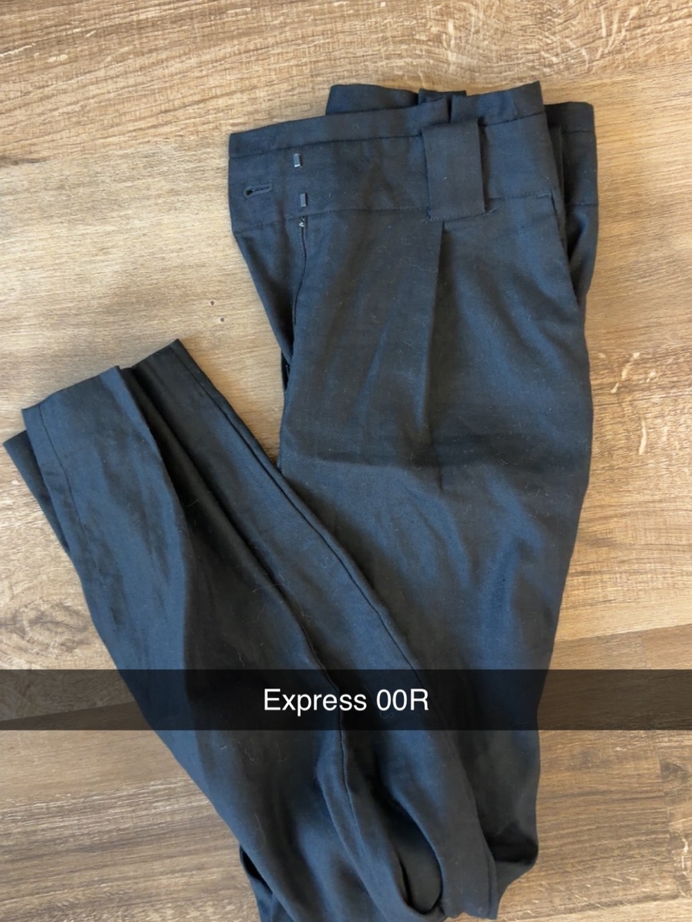 Express Women’s Black Dress Pants - Slim Pleated Trousers